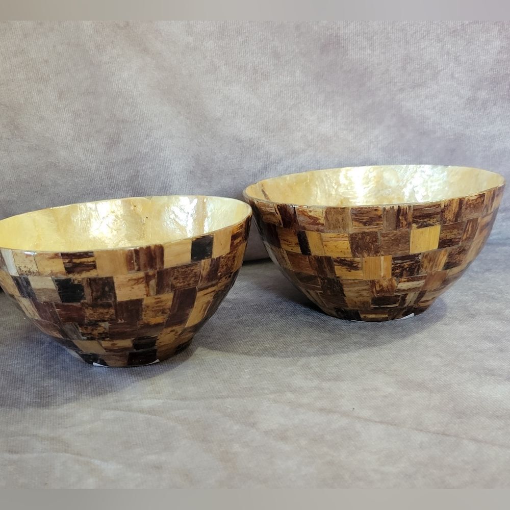 Capiz Shell Bowls